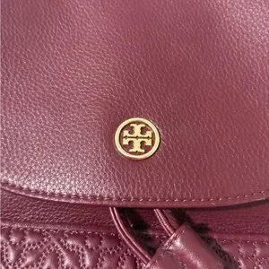 Tory Burch | Bags | Tory Burch Burgundy Leather Backpack  display picture 1